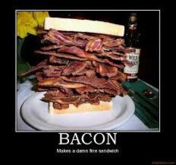 MMMMM......a bacon sammmmich for breakfast!