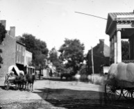 Main Street in 1862 during Civil War