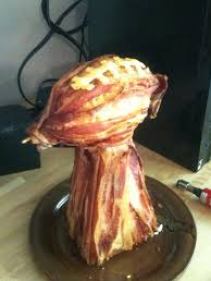 Trophy made from bacon!